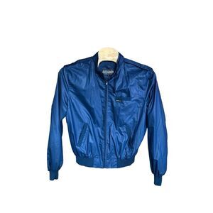 VINTAGE 80's Members Only Cafe Racer Blue Jacket Size 46L (XL)